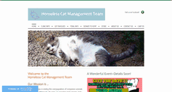 Desktop Screenshot of homelesscat.org